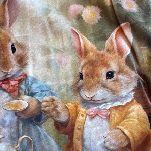 NEW Beatrix Potter Peter rabbit inspired tea party throw pillow covers nursery - Picture 8 of 13